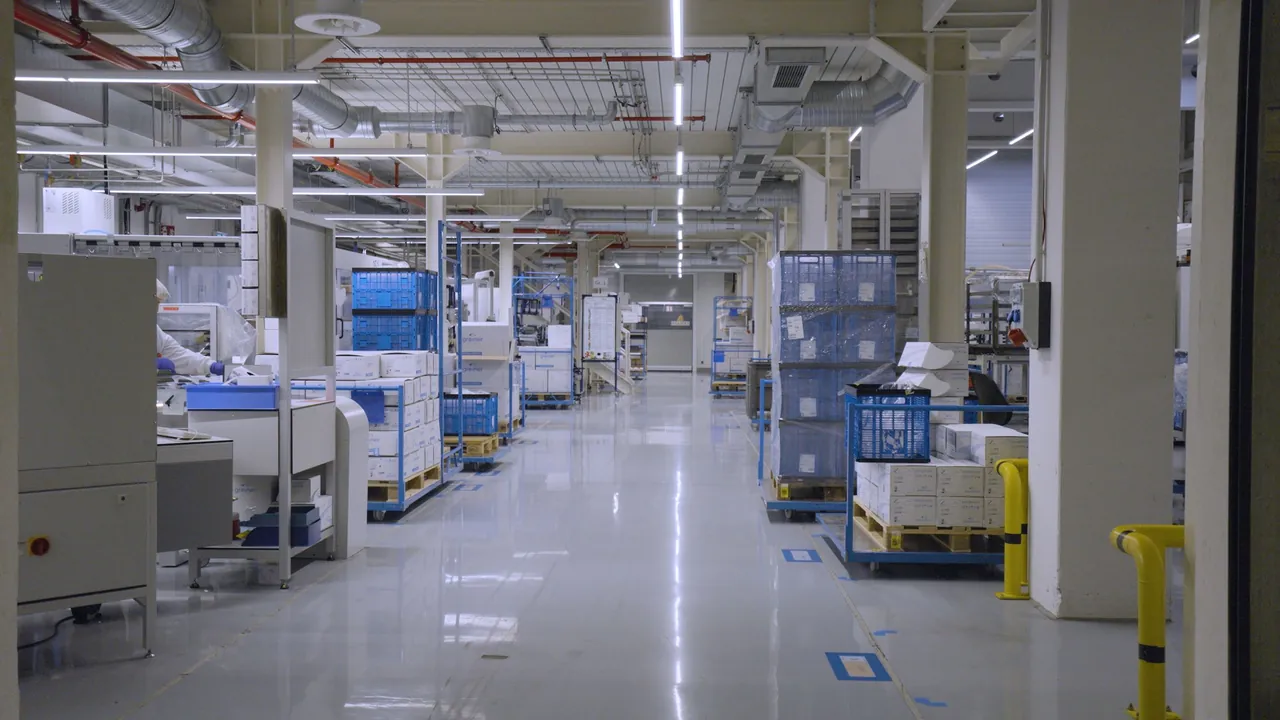 Umbau der Produktionsbeleuchtung auf LED bei Greiner Bio-One in Nürtingen